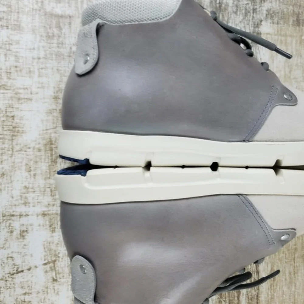 Birkenstock Estevan Unisex Shoes Sz Mens 8 / Womens 10 Off-White Lace Up Mid Top
